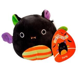 NWT Squishmallows Fariq the Bat 4.5" Halloween 2022 Kellytoy